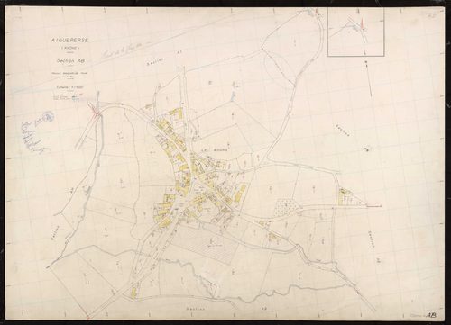Section AB. Feuille renouvelée pourt 1966.
