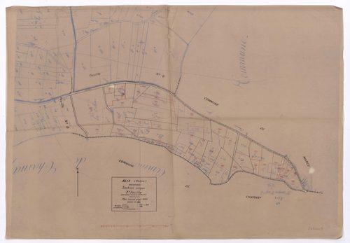 Section unique 7e feuille (partie de l'ancienne 2e feuille). Plan révisé pour 1933.