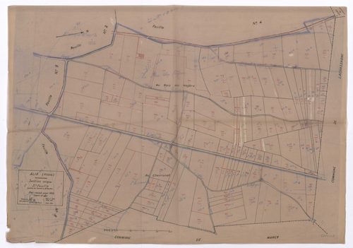 Section unique 5e feuille (partie de l'ancienne 2e feuille). Plan révisé pour 1933.