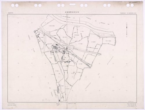 Tableau d'assemblage (TA). Cadastre remanié pour 1984. Edition à jour pour 1990.