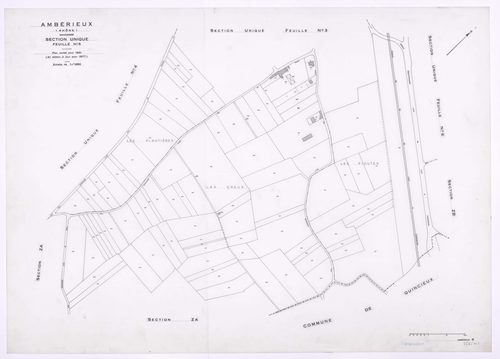 Section unique feuille n°5. Plan révisé pour 1931. 2e édition à jour pour 1977.