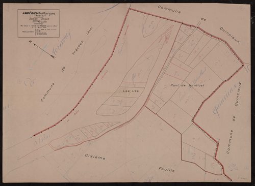 Section unique 11e feuille. Plan dressé le 14 mars 1930.