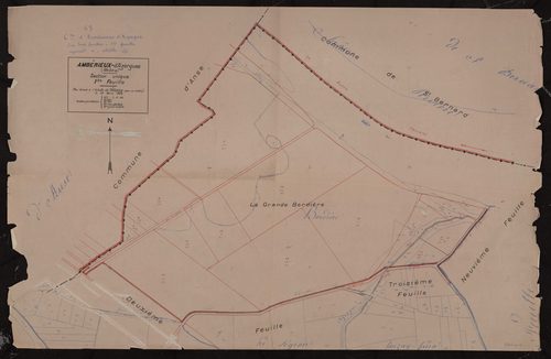 Section unique 1ère feuille. Plan dressé le 14 mars 1930.