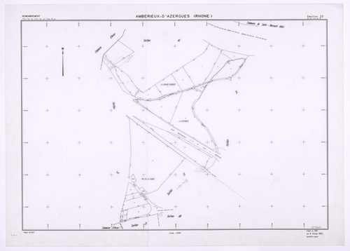 Section ZD. Plan établi en 1989.