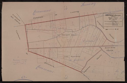 Section unique 6e feuille. Plan dressé le 14 mars 1930.