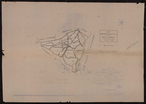 Tableau d'assemblage (TA). Plan dressé le 14 mars 1930.