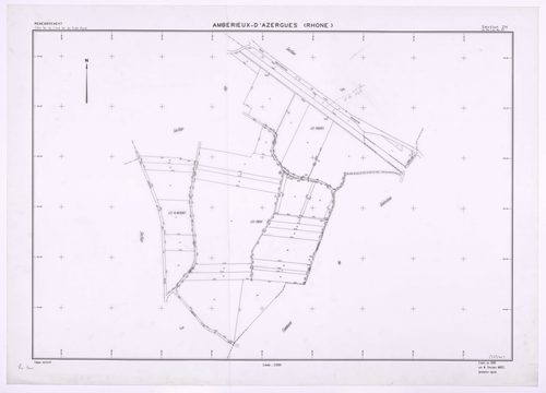 Section ZH. Plan établi en 1989.