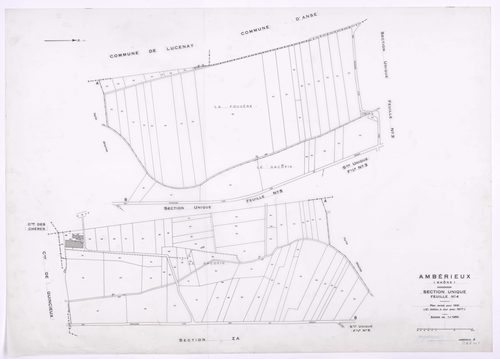 Section unique feuille n°4. Plan révisé pour 1931. 2e édition à jour pour 1977.