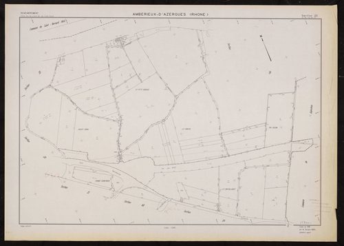 Section ZE. Plan établi en 1989.