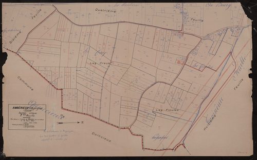 Section unique 7e feuille. Plan dressé le 14 mars 1930.
