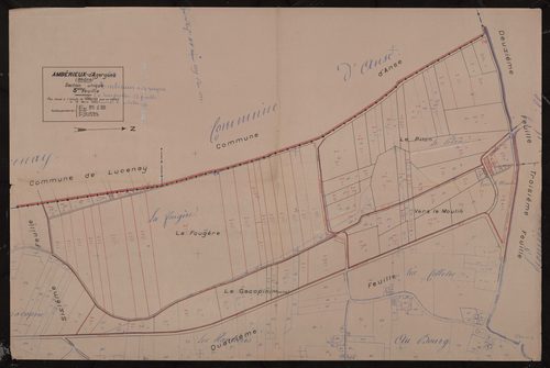 Section unique 5e feuille. Plan dressé le 14 mars 1930.