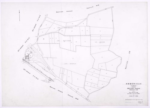 Section unique feuille n°6. Plan révisé pour 1931. 2e édition à jour pour 1977.