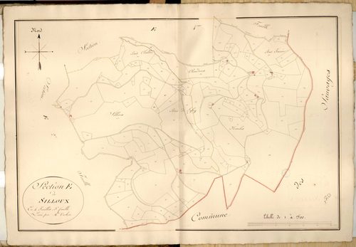 Section E dite de Silloux, feuille n°3..