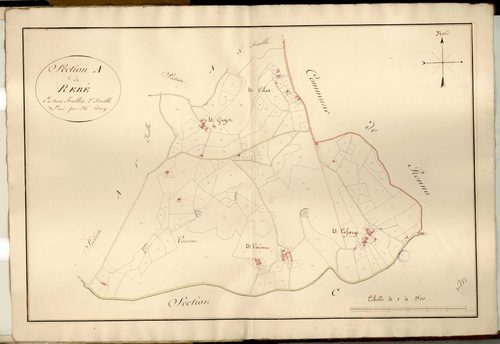 Section A dite de Rébé, feuille n°2.