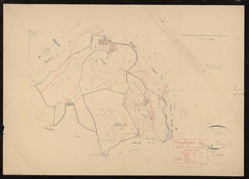 Section F dite de Rochefort, 1ère feuille. Plan rénové pour 1958.
