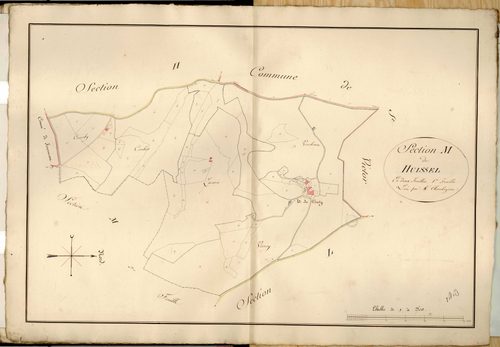 Section M dite de Huissel, feuille n°1.