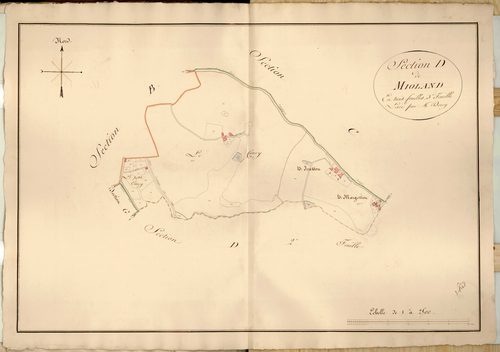 Section D dite de Mioland, feuille n°3.