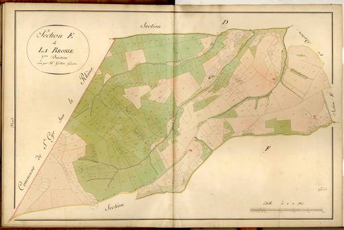 Section E dite de la Brosse, feuille n°2.