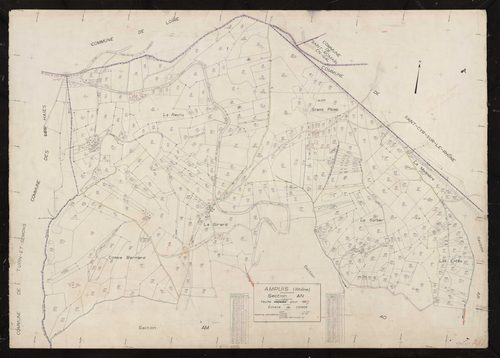 Section AN. Feuille renouvelée pour 1957.