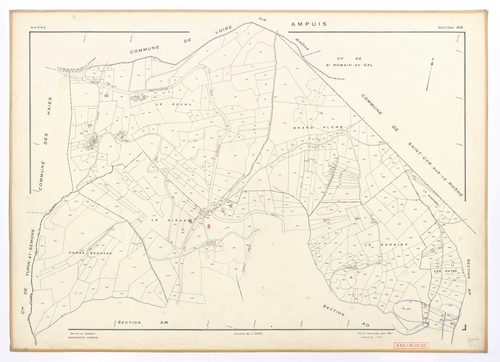 Section AN. Feuille renouvelée pour 1957.