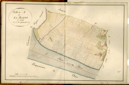 Section A dite de la Plaine, feuille n°2.