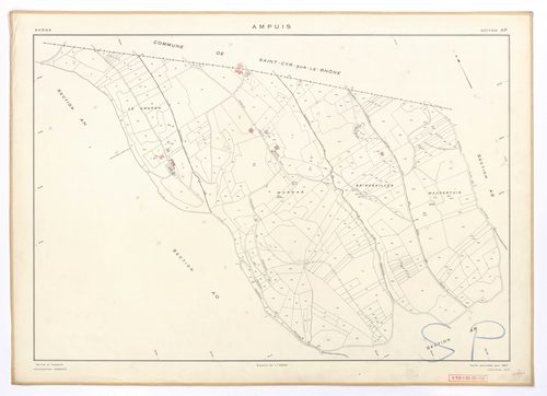 Section AP. Feuille renouvelée pour 1957.