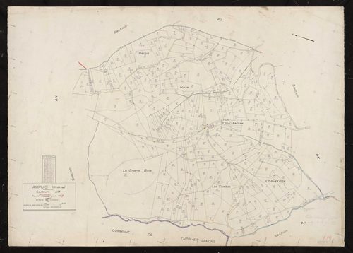 Section AM. Feuille renouvelée pour 1957.