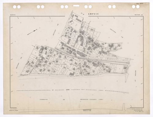 Section AC. Feuille renouvelée pour 1957. Edition à jour pour 1985.