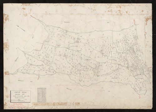 Section AR. Feuille renouvelée pour 1957.