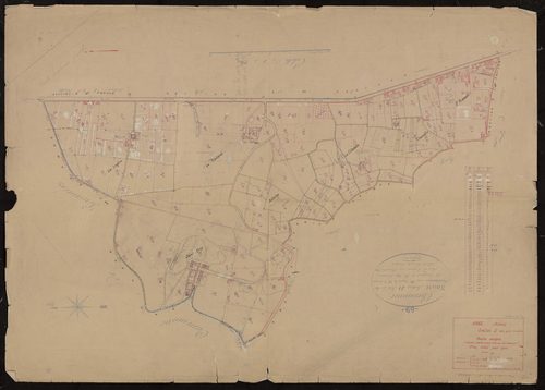 Section D dite de la Fontaine feuille unique. Plan révisé pour 1935.