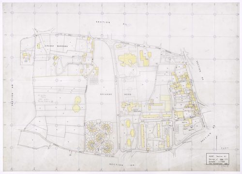 Section AI. Plan remanié pour 1986.