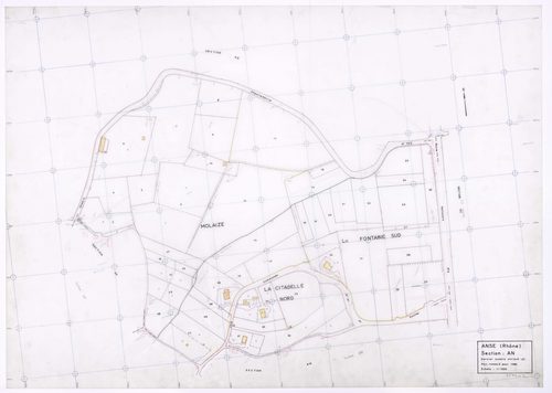 Section AN. Plan remanié pour 1986.