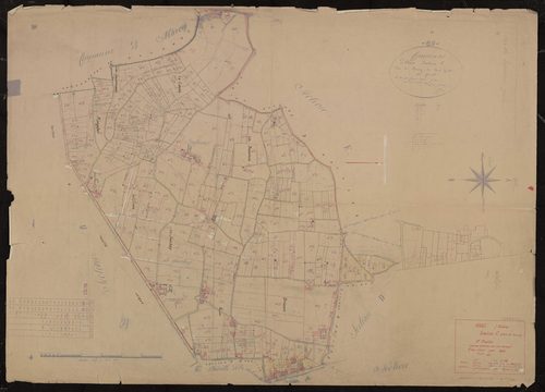 Section C dite du Bourg 2e feuille. Plan révisé pour 1935.