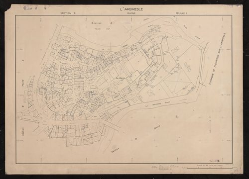 Section B feuille n°1.