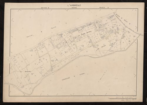 Section B feuille n°3.
