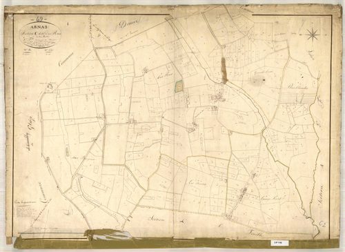 Section C dite des Rues, feuille n°2 (parcelles 212-623).