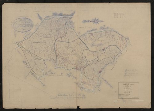 Section C 3e feuille (ancienne 3e feuille). Plan révisé pour 1934.