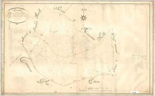 Section C dite de Pardon, feuille n°1 (parcelles 1-81).