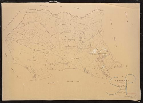 Section A feuille unique. Plan révisé pour 1940. 2e édition à jour pour 1980.