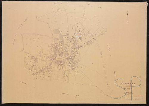 Section C feuille n°2. Plan révisé pour 1940. 2e édition à jour pour 1980.
