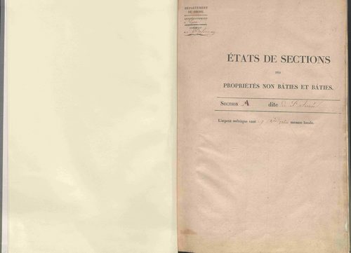 État de sections.