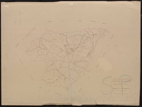 Tableau d'assemblage (TA). Plan révisé pour 1940.