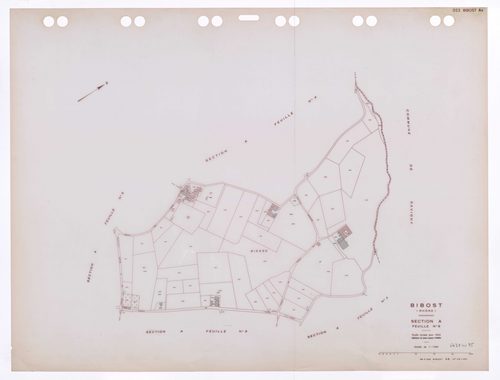 Section A feuille n°6. Feuille révisée pour 1932. Edition à jour pour 1985.