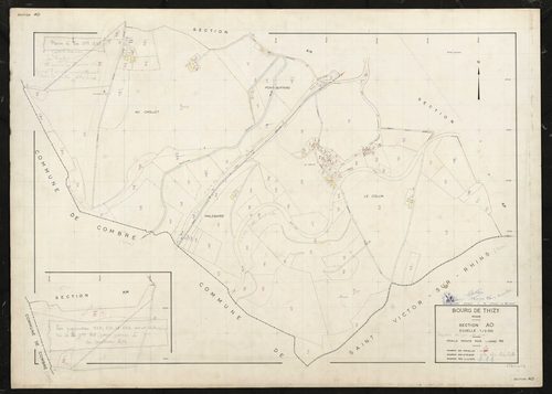 Section AO. Feuille refaite pour 1965.