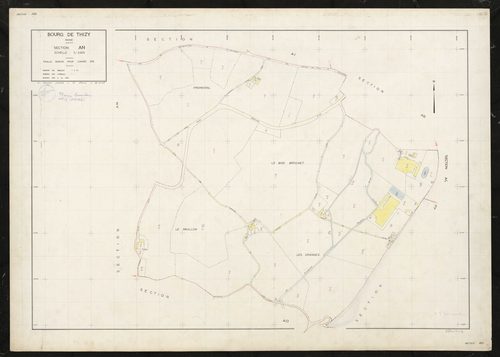 Section AN. Feuille refaite pour 1965.