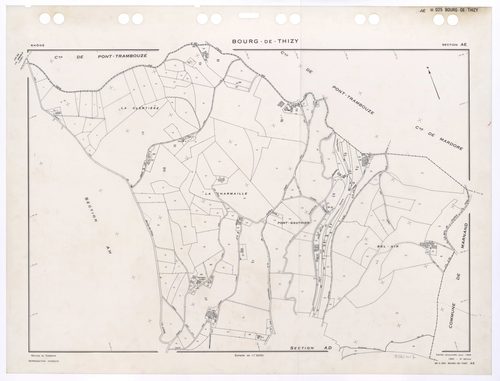 Section AE. Feuille renouvelée pour 1968. 2e édition 1982.
