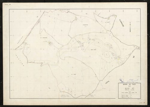 Section AP. Feuille refaite pour 1965.