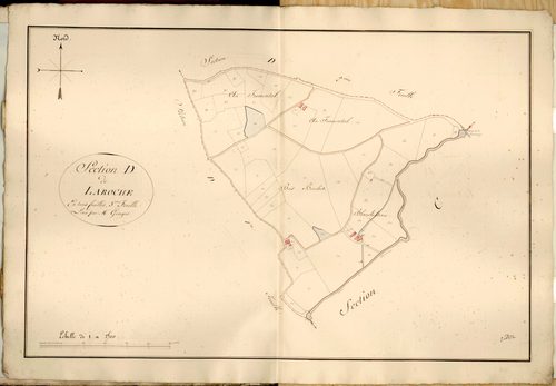 Section D dite de Laroche, feuille n°3.