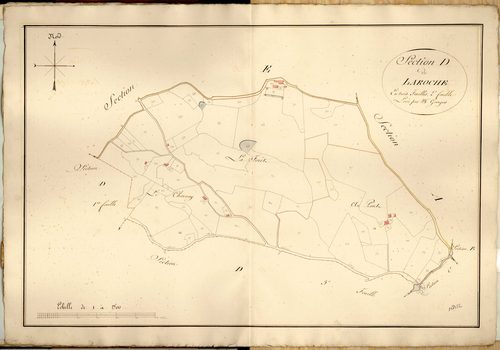 Section D dite de Laroche, feuille n°2.