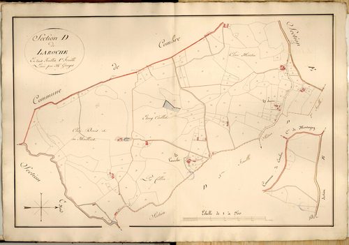 Section D dite de Laroche, feuille n°1.